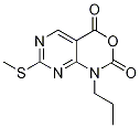 7-(甲基硫代)-1-丙基-1H-嘧啶并[4,5-d][1,3]噁嗪-2,4-二酮结构式_1253789-69-3结构式