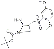 (3R,4R)-3-氨基-4-((2,5-二甲氧基苯基磺酰基)甲基)吡咯烷-1-羧酸叔丁酯结构式_1253789-88-6结构式
