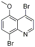 4,8-二溴-5-甲氧基喹啉结构式_1253791-59-1结构式