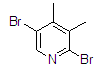 2,5-二溴-3,4-二甲基吡啶结构式_125419-92-3结构式