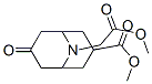 3-甲氧羰基-7-氧代-9-氮杂二环[3,3,1]壬烷-9-乙酸甲酯结构式_125483-28-5结构式