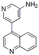 5-(喹啉-4-基)吡啶-3-胺结构式_1255635-97-2结构式