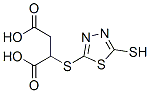 2-(5-Mercapto-1,3,4-thiadiazol-2-ylthio)succinic acid Structure,125605-97-2Structure