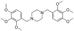 1,4-Bis(2,3,4-trimethoxybenzyl)piperazine Structure,1257-19-8Structure