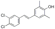 4-(3,4-二氯苯乙烯)-2,6-二甲基苯酚结构式_125722-15-8结构式