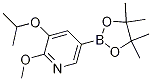 3-异丙氧基-2-甲氧基-5-(4,4,5,5-四甲基-[1,3,2]二噁硼烷-2-基)吡啶结构式_1257554-11-2结构式