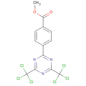 4-(4,6-双(三氯甲基)-1,3,5-噻嗪-2-基)苯甲酸甲酯结构式_125775-49-7结构式