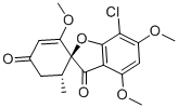 (+)-灰黄霉素结构式_126-07-8结构式
