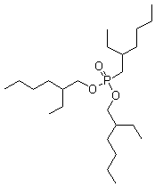 2-乙基己基膦酸双(2-乙基己基)酯结构式_126-63-6结构式