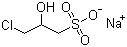 3-氯-2-羟基丙烷磺酸钠结构式_126-83-0结构式