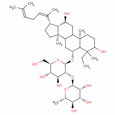 人参皂苷Rg4结构式_126223-28-7结构式