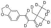 1-(3,4-亚甲二氧基苯基)-4,4-二甲基-d6-戊-1-烯-3-酮-d3结构式_1262795-35-6结构式