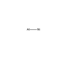 铝镍合金;镍铝合金粉结构式_12635-29-9结构式