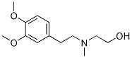 2-((3,4-二甲氧基苯乙基)(甲基)氨基)乙醇结构式_126407-23-6结构式