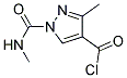 (9ci)-3-甲基-1-[(甲基氨基)羰基]-1H-吡唑-4-羰酰氯结构式_126675-00-1结构式
