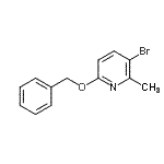 3-溴-2-甲基-6-苯基甲氧基吡啶结构式_126717-60-0结构式