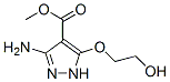 (9ci)-3-氨基-5-(2-羟基乙氧基)-1H-吡唑-4-羧酸甲酯结构式_126865-27-8结构式