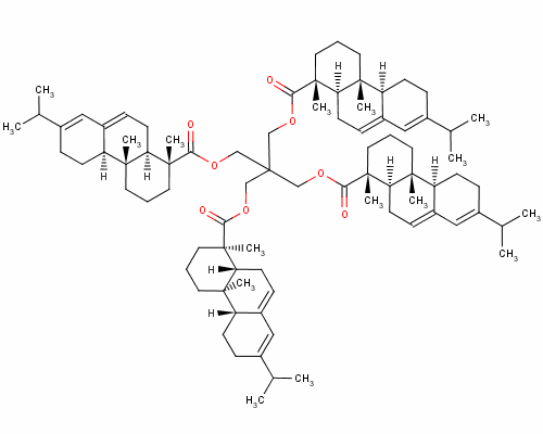 季戊四醇四枞酸酯结构式_127-23-1结构式