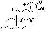 氟氢可的松结构式_127-31-1结构式