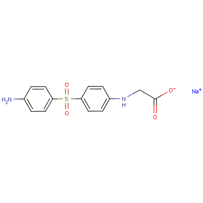 醋地砜钠结构式_127-60-6结构式