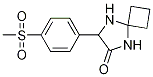 7-[4-(甲基磺酰基)苯基]-5,8-二氮杂螺[3.4]-6-辛酮结构式_1272755-84-6结构式