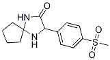 3-[4-(甲基磺酰基)苯基]-1,4-二氮杂螺[4.4]-2-壬酮结构式_1272755-86-8结构式