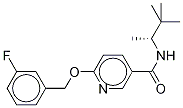 (R)-6-(3-fluoro-benzyloxy)-n-(1,2,2-trimethyl-propyl)-nicotinamide Structure,1276013-77-4Structure