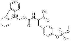 O-(二甲氧基亚膦酰)-N-[(9H-芴-9-基甲氧基)羰基]-L-酪氨酸结构式_127633-36-7结构式