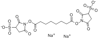 Suberate bis(sulfosuccinimidyl) sodium salt Structure,127634-19-9Structure