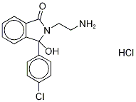 2-(2-氨基乙基)-3-(4-氯苯基)-3-羟基苄甲内酰胺-d4盐酸盐(马吲哚代谢物)结构式_1276611-52-9结构式