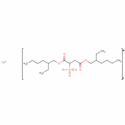 磺基丁二酸-1,4-二(2-乙基己基)酯钙盐结构式_128-49-4结构式