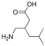 3-(氨甲基)-5-甲基己酸结构式_128013-69-4结构式