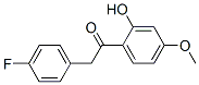 2-(4-氟苯基)-1-(2-羟基-4-甲氧基苯基)乙酮结构式_128040-46-0结构式
