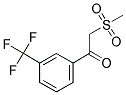 2-(Methylsulfonyl)-1-[3-(trifluoromethyl)Phenyl]ethanone Structure,128306-96-7Structure