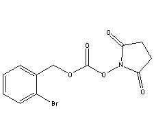 2-溴苄基-N-琥珀酰亚胺基碳酸酯结构式_128611-93-8结构式
