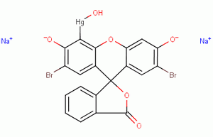 红汞结构式_129-16-8结构式