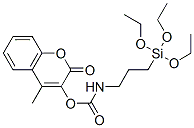 o-4-甲基香豆素-n-[3-(三乙氧基硅基)丙基]氨基甲酸盐结构式_129119-78-4结构式