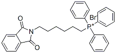 [6-(1,3-二氧代-1,3-二氢-2H-异吲哚-2-基)己基](三苯基)鏻溴化物结构式_129789-59-9结构式