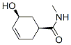顺式-(9ci)-5-羟基-n-甲基-3-环己烯-1-羧酰胺结构式_129840-78-4结构式