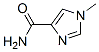 1-甲基-1H-咪唑-4-甲酰胺结构式_129993-47-1结构式