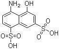 1-氨基-8-萘酚-4,6-二磺酸结构式_130-23-4结构式