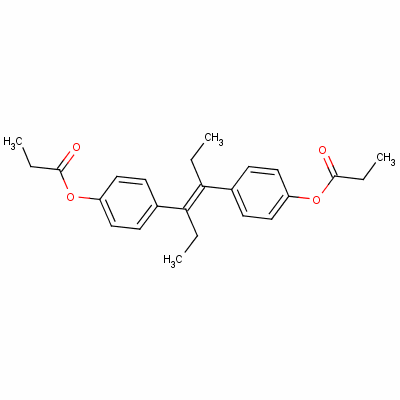丙酸己烯雌酚结构式_130-80-3结构式