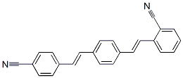1-邻氰苯乙烯基-4-对氰苯乙烯基苯结构式_13001-38-2结构式