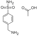 醋酸磺胺米隆结构式_13009-99-9结构式