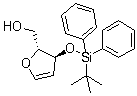 ((2R,3s)-3-(tert-butyldiphenylsilyloxy)-2,3-dihydrofuran-2-yl)methanol Structure,130277-32-6Structure