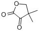 二氢-4,4-二甲基-2,3-呋喃二酮结构式_13031-04-4结构式