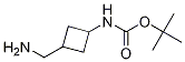 1-BOC-氨基-3-氨甲基环丁烷结构式_130369-10-7结构式