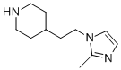 4-[2-(2-甲基-1H-咪唑-1-基)乙基]哌啶结构式_130516-99-3结构式