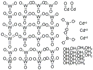 钨硼酸镉结构式_1306-26-9结构式