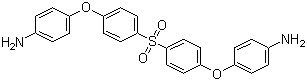 4,4’-双(4-氨基苯氧基)二苯砜结构式_13080-89-2结构式